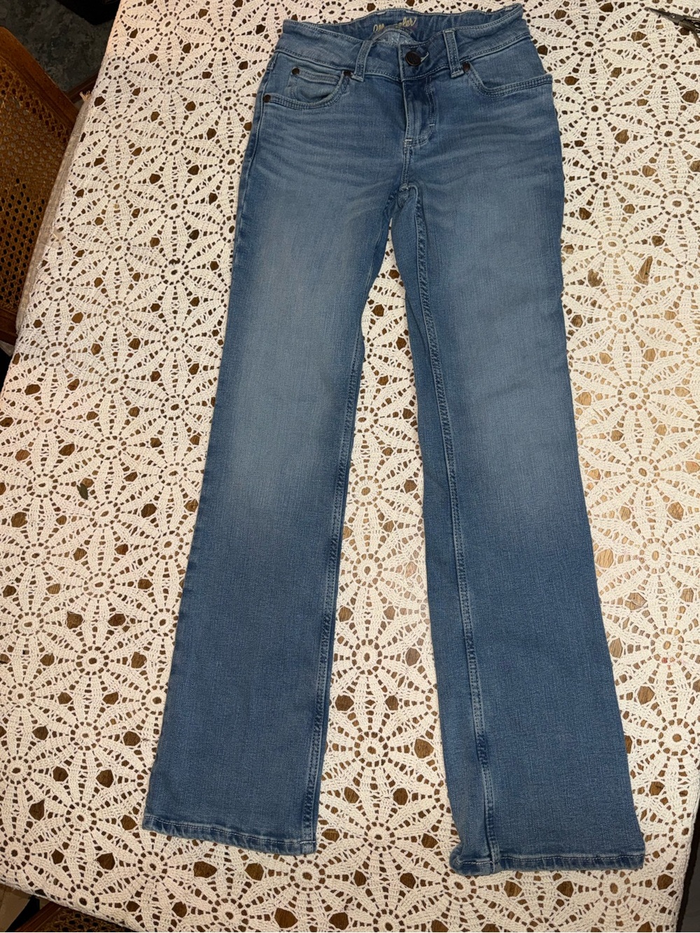 Wrangler Retro Mae Mid Rise Bootcut Jeans 25x32 Paisley Pocket